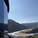 낙동강 뷰를 조망할 수 있는 분천역 근처 카페 카페오로지