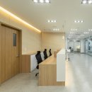 갈매건강생활지원센터 | 구리 인테리어, 갈매 건강생활지원센터 복도 데스크 디자인