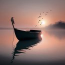 Boat on the river 📀 styx 이미지