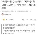 "국회의원 수 늘려야" "지역구 확대를"…여야 선거제 개편 '난상' 토론회 이미지