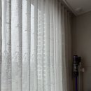광명커튼 광명 트리우스 프렌치자수커튼 시공후기 : 자수커튼은 한장으로 무드있게!