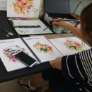 드로잉 풍경과 수채화 이미지