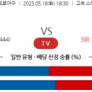 5월16일 국내야구 자료정보 이미지