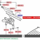 뉴쏘렌토r 리어와이퍼 리필고무 품번 이미지