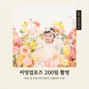 커밍플라워 | 커밍업로즈 200일 촬영 후기, 플라워컨셉 베이비촬영, 10만원 갓성비 베이비촬영