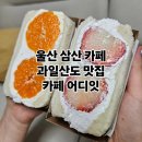토스트잇 | 울산 과일산도 맛집 삼산 카페 어디잇 솔직후기
