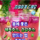 🍒몸에 좋은 해독주스, 건강주스 만드는 법 총정리!🍒 이미지