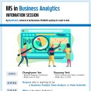 미국 MS in Business Analytics 설명회 (Zoom) 이미지