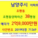 대명파라곤부동산공인중개사사무소 | 남양주아파트경매 호평동양파라곤 38평형 2019-71369 남양주시 호평동 호평파라곤아파트 호평동근린공원...