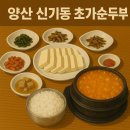 양산 신기동 초가손두부｜육류 없는 눅진한 청국장 순두부찌개&amp;두부김치