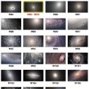 허블 우주 망원경의 삐걱 거리는 메시에 카탈로그 이미지