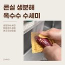 껍질 제거까지 되는 똑똑한 수세미? 콘실 옥수수수세미 리얼 사용 후기