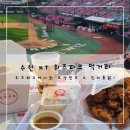 [수원] 수원 KT위즈파크 먹거리, 진미통닭 &amp; 보영만두 / KT OTT석 224구역 4열 시야