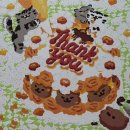 빨간고래 | [위메이크 페인팅] 내돈내산 빨간고래 작가님 땡큐케이크 컬러링 키트 후기🎂