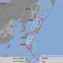 제21호 태풍 제비(JEBI) 한,미,일 3개국 발표 예상진로도(9/3 09:00 현재) 이미지