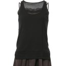 brown & black | 플레어업 2-Layered Lace Dress FL-174 Black & Brown 13% 할인 미니원피스 코디 포인트