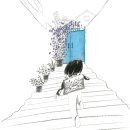 [그림이 있는 도서관] 높다란 계단 위 우리집 파란 대문… 사라진 골목도 내 마음엔 그대로 이미지
