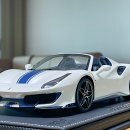 488 pista spider (bianco italia with blue carbon) 이미지