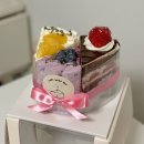 좋은데이 | 밤리단길 디저트 카페 하피베이크데이 선물하기 좋은 조각 케이크 포장 후기