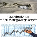 TSMC ETF TIGER TSMC<b>밸류</b>체인FACTSET 배당금 및 종목분석