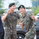 BTS 방탄소년단 RM,뷔 RM 색소폰 연주 전역 모음 이미지