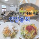 연일 초등학교 | 포항 여행 블루리본 물회 맛집, 연일물회