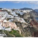 그리스 산토리니(Santorini)의 겨울 정원 이미지