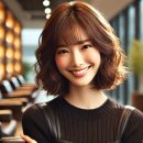 어려보이고 인상이 좋아지는 단발펌! 바바헤어 암사역점에서 완성해보세요!