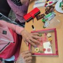 붓으로 배우는 캘리그라피 | 창원 캘리그라피 시니어공예수업 압화 액자만들기