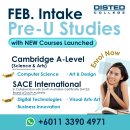 DISTED- Pre-U Studies: A-Level and SACE International Courses! 이미지