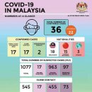 코로나 (Covid 19) 말레이시아 업데이트-7명 추가 총 36명 이미지
