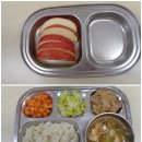 12월 29일 : 사과 / 차조밥,된장찌개,돼지고기당면볶음,배추나물,깍두기/ 바람떡,우유 이미지
