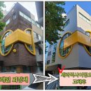 이색적 고벽돌 집 이미지