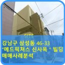 좋은공인중개사사무소 | 강남구 삼성동 46-33 "메드픽쳐스 신사옥"빌딩매매사례분석
