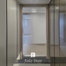 대한소프트 | 대구중문 대봉더샵리비테르 현관 중문 고민 끝! 화이트 원슬라이딩 도어 시공 후기