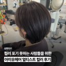 손상모인데 컬러 포기 못하는 사람들을 위한 아미유헤어 얼티스트 컬러 후기