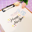붓펜 캘리그라피 이미지