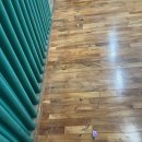 남면 체육관 | 인제 홍천 춘천 양구 체육관 마루 바닥 세척 및 왁싱 작업 후기 크린톡강원