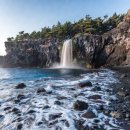 정방폭포 이미지