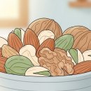 콜레스테롤 낮추는 데 도움되는 견과류 이미지
