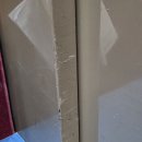 인테리어 작업 시 엘리베이트 문 손상 이미지