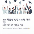 현대에이치알 | LH 체험형 인턴 820명 모집 지원전 필수 확인