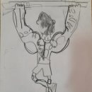 [서부] 연필스케치 이미지