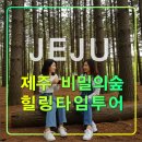 제주여행 추천 나만의 향기 숲속 힐링 투어,궷물오름,커피타임,초원노을감상