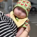버터플라이 | 4개월 아기 던스 썸머수트 &amp; 보넷 (순무 래디쉬 / 버터플라이그린) 착용 솔직후기