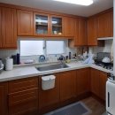 역곡조공2차아파트 | 싱크대인테리어필름시공, 주방 원목 싱크대 문짝 시트지 시공