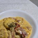 행복떡집 | 숙대 치즈떡 맛집 행복한떡집 후기/감자 크림 뇨끼 만드는법/명랑핫도그