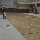 양전초등학교 | 서울 강남구 개포로 양전초등학교,체육관마루샌딩...배드민턴라인,무대마루샌딩,무대마루도장 작업 후기