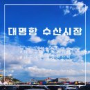 대명항 수산시장 | 대하구이 새우튀김 내돈내산 먹방, 김포함상공원 산책