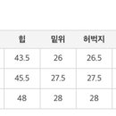 나 이 바지 s입는데 사이즈로? 인치로 바꾸면 몇일까 이미지